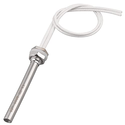 AIICIOO Heizelement Heizpatrone M14 Durchmesser 14mm Flansch 12V 100W mit Mutter