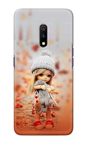 Image of PRINTFIDAA Doll Cute Girl Amazing Beauty Little Kid Child Playing Hard Back Cover for Realme X /Oppo K3, RMX1901 Back Cover -(P6) KAT1001
