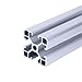 GTPBAO 4040 Linear Rail Aluminum Profile 40x40mm Square Tube Extrusion Frame for DIY Framework Aquariums Racks Industrial Fence Extruded Rail(800mm Long)