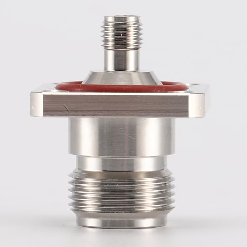 ZwaitL Type connecteur coaxial, Adaptateur coaxial Femelle sur Panneau à 4 Trous, Adaptateur coaxial de châssis – vue 7