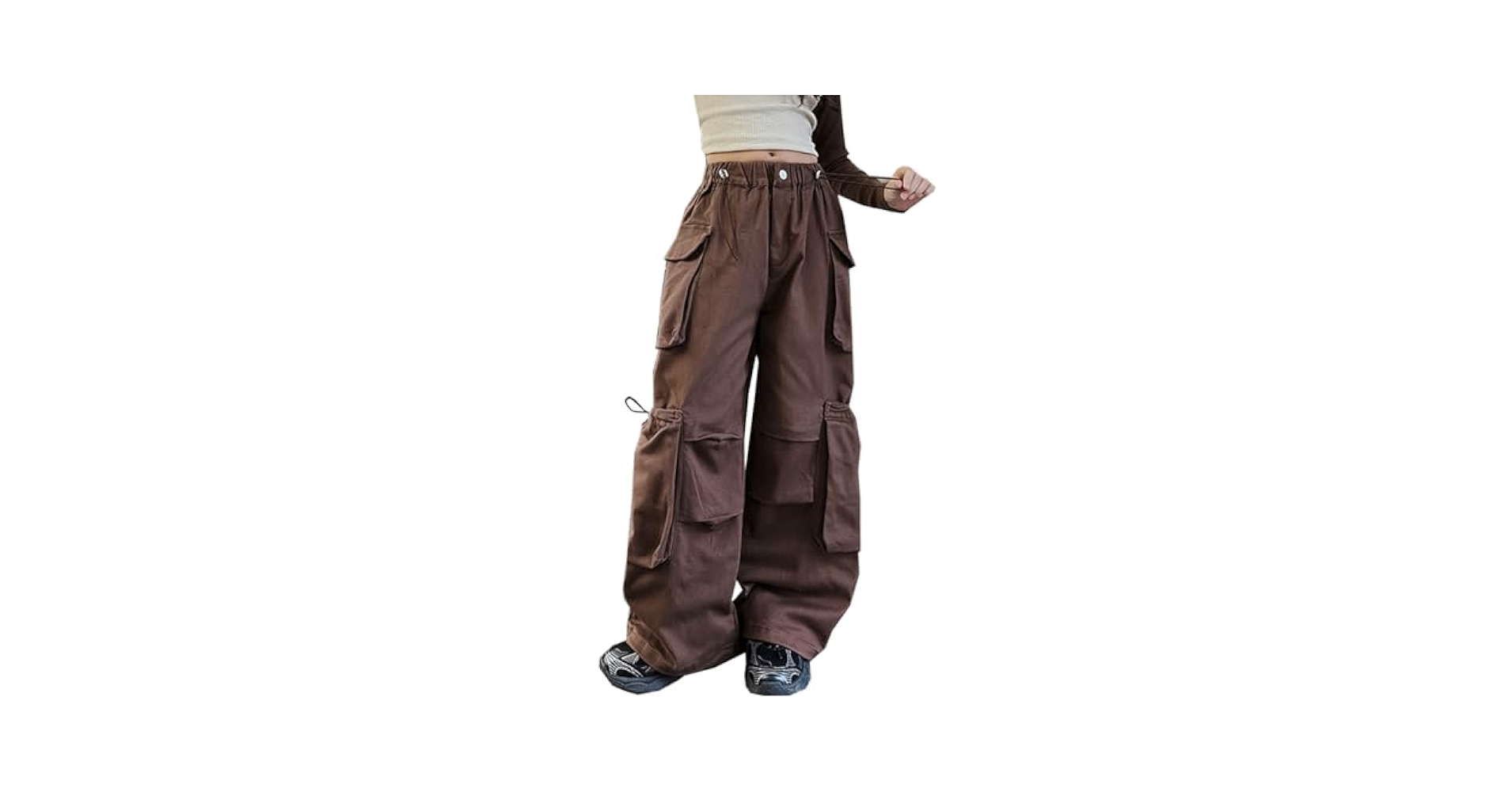【THEAIRTOWN】★Low pocket cargo pt 3 color 25SS 春の新作★ Amazon.com: SANGTREE Girls' Vintage Multi-Pocket Cargo Pants