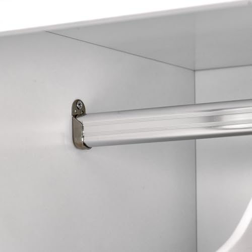Image of Home Centre | Estate2 Door Swing Wardrobes | Engineered Wood | White | 1 Year Warranty on Manufacturing defect