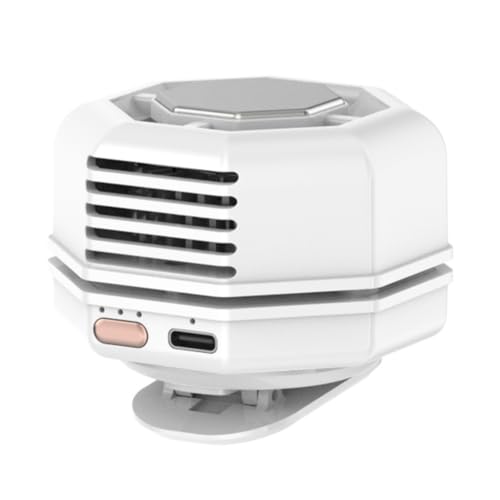 Alivia el calor con este ventilador de cintura portátil de aluminio 2