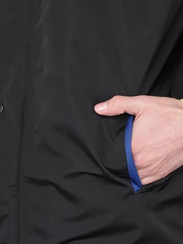 Image of Dollar Rainguard Men's PVC Full Sleeve Solid Reversible Sporty Raincoat Set With Adjustable Hood and Pocket