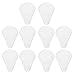OSALADI PVC Makeup Brushes Cover 10pcs Make Up Brushes Protector Cosmetics Brush Protector (Not include the Brushes)