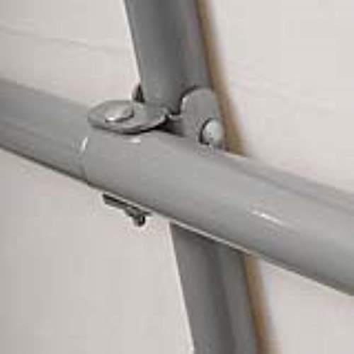 ShelterLogic Folien Zeltgarage Gerätehaus 9m² grau 300x300x240 cm – Bild 5