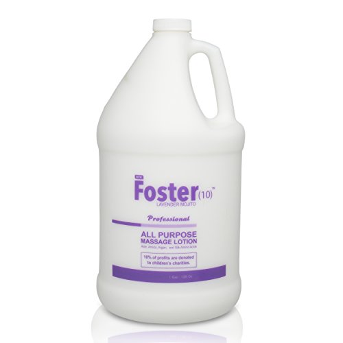 Lavender Mojito Massage Lotion - Made with Argan Oil, Arnica Extract, Silk Amino Acids, Not Tested on Animals, Paraben Free, Dye Free, All Scents from Essential Oils