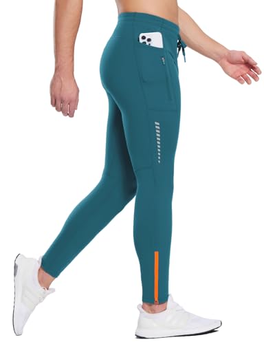 Pantalones de compresión para hombre BALEAF impermeables contra el frío y la lluvia