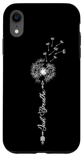 Dandelion Wildflower �^���|�| �K�[�f�� �u���[�Y ���C���{�[�t�����[ �X�}�z�P�[�X iPhone XR �p