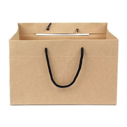 Image of Royals Brown Paper Bags for Cake Decoration - Half Kg (9x9x9inch) - 10pc