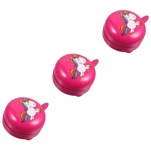 Sonnette de vélo enfant rose chat lot de 3 pour tricycle