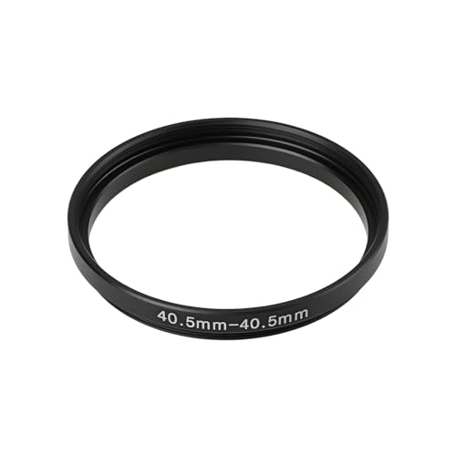 Anillo de extensión para cámara ECSiNG de aluminio, 40,5 mm a 40,5 mm, adaptador de filtro para lentes DSLR y filtros ND, UV, CPL e IR