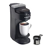 Hamilton Beach The Scoop Single Serve Coffee Maker & Fast Grounds Brewer for 8-14oz. Cups, Brews in Minutes, Black (47620), Next Gen