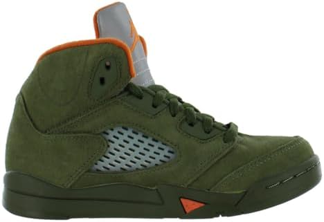 army green jordan 5s