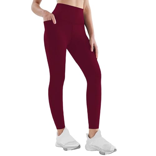 Yekdmxop Leggins Deportivos Mujer Push Up Cintura Alta Mallas De Deporte Elasticos Control De Barriga Leggings Bolsillos Gimnasio Ropa Deportivas Running Sin Costuras Pantalones De Yoga para Jogging