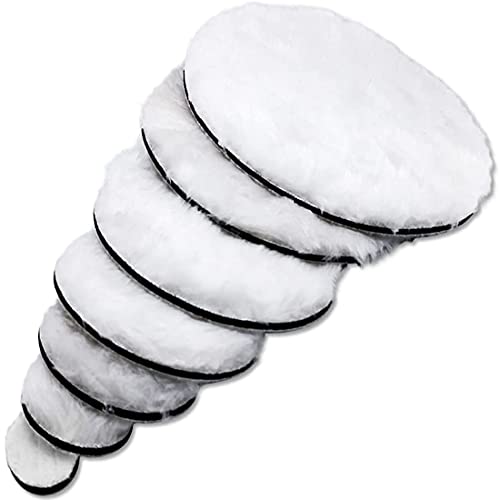 Image of DIY Crafts 3 Pcs, 4 inch inch Only Fur Felt Pad, (Only Fur Felt Pad) Pad Hand Tool Kit For Polisher Compound Polishing Polish Polisher Bu (3 Pcs, 4 inch inch Only Fur Felt Pad)