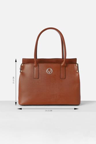 Image of Allen Solly Women's Medium Shoulder & Crossbody Bag | Vegan Leather | Organized Interior | Magnetic Flap | Brunch & Shopping