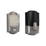 Schlage Encode Smart WiFi Deadbolt Lock for Front Door - Keyless Entry with App or Touchscreen - Works with Alexa, Hey Google, & Airbnb - Create Codes for Guests - Satin Nickel Silver