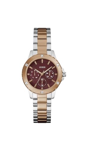GUESS Women Round Dial Analogue & Water Resistant Women's Wrist Watches