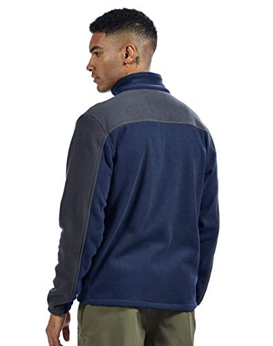 YSENTO Mens Full Zip Micro Fleece Jacket Warm Winter Outdoor Hiking Walking Stand Collar Jacket - Image 6