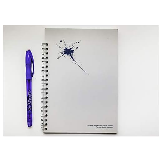 [RocStar] Perpetual raderbar spiral carnet-kalender | dagbok | återanvändbar till oändlighet | mjuk, motståndskraftig och rivbar | engelsk-franska | 21 x 14 cm
