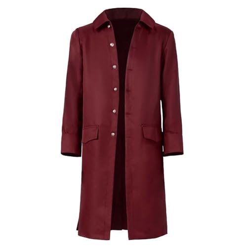 Men Gothic Medieval Suit Jacket Steampunk Vintage Victorian Frock Renaissance Long Sleeve Lapel Collar Button Blazer2