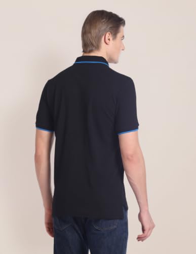 U.S. Polo Assn. Men's Black Slim Fit Cotton Polo T-Shirt - Image 6