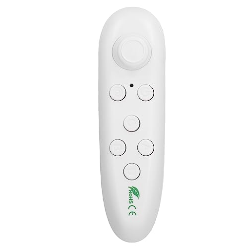 Keenso VR Joystick Remote Controller,2-10m Distance Bluetooth VR Remote Controller for Android,for IOS, for PC (White)