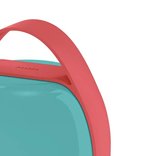 Lunch Box Alessi Food à Porter SA03 Y – Contenitore Pranzo 2 Scomparti Con Ghiaccio Sintetico, Rosso