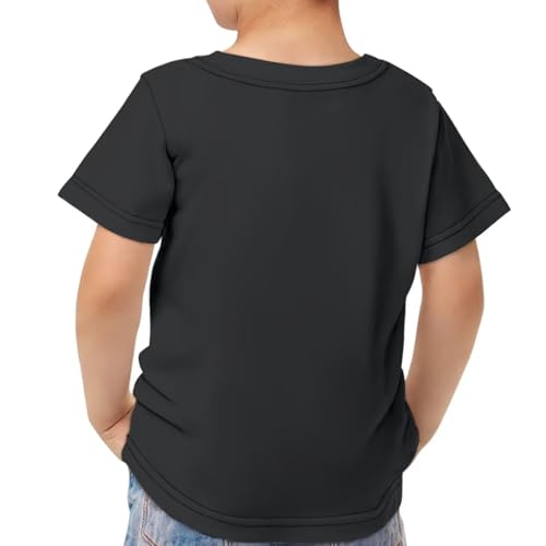 Boys Short Sleeve Shirts with Cool Graphic Lightweight Crewneck T Shirt for Kids School Home Outdoor4