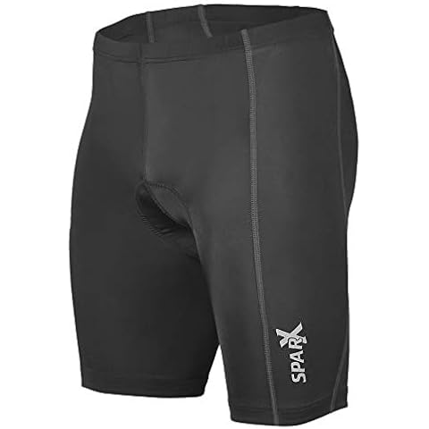 Sparx Men's Cycling Shorts 3D Padded Road Bike Shorts Breathable Underwear Cover