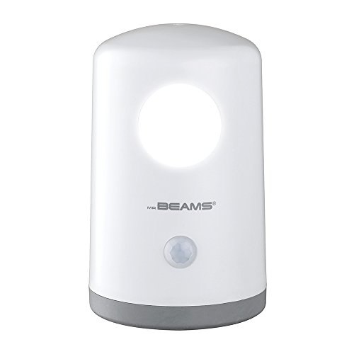 Beams MB750 20 Lumen LED Wireless Battery Powered Portable Motion Sensing Nightlight, 1-Pack, White