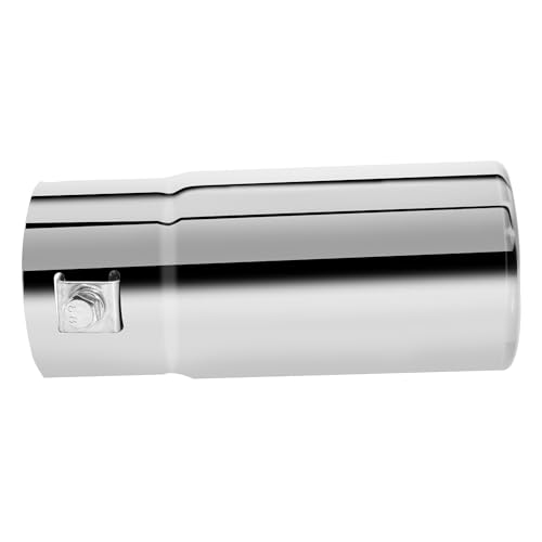 Image of Car Universal Exhaust Tips Stainless Steel Fit 1.5 to 2 Inch Car Exhaust Pipe Modification Tail Throat Tail Pipe Steel Motorcycle Exhaust Tips