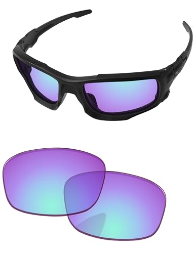 Image of Replacement Lenses for Oakley Si Ballistic Shocktube OO9329 Sunglass - Precision Fit, UV Block & Impact Resistant