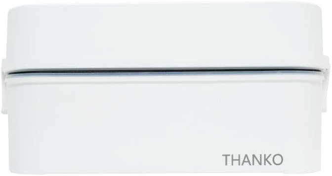 THANKO 弁当箱型炊飯器 1合炊き 蒸し調理 お弁当 炊き立て お米もおかずもこれ一台！2段式超高速弁当箱炊飯器 RCKDBLSWH