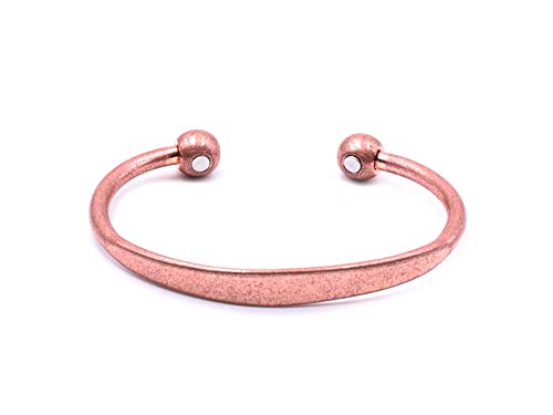 Copper Bracelet for Men Women Arthritis; Magnetic Therapy; Traditional Vintage Design; Commonly Worn for Pain Relief and Magnetic Healing; Can Also be Worn as an Accessory