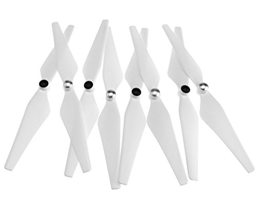 Micro Trader CW CCW Prop Hélice pour DJI Phantom 1/2/3 rc42 Blanc 4 Paires 9450 selbstsichernde