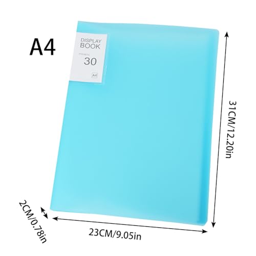 Image of A4 Diamond Pictures Storage Book for Diamond Pictures Kits 30 Pages Diamond Beads Art Painting Portfolio Presentation Storage Book Folder Clear Pockets Green