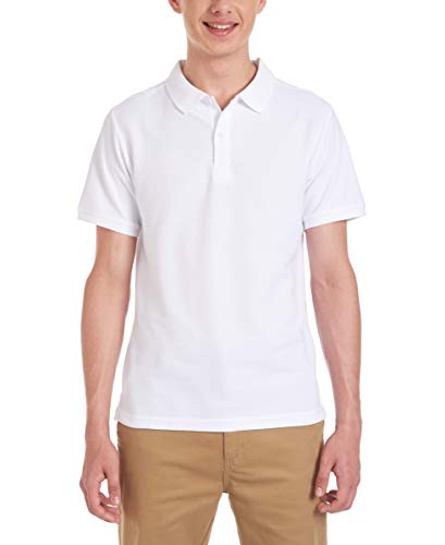 Chaps Young Men's Uniform Short Sleeve Stretch Pique Polo