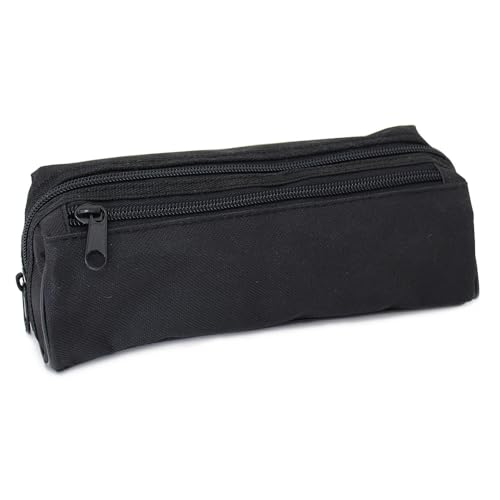Fashion Stationery Pencil Case Boy Secondary School Plain Black Pencil Cases for...