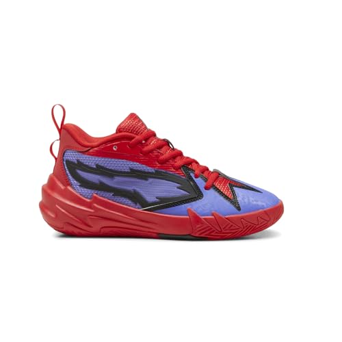 PUMA Kids Boys Scoot Zeros Pred Lace Up Sneakers Shoes - Purple, Red - Size 4 M
