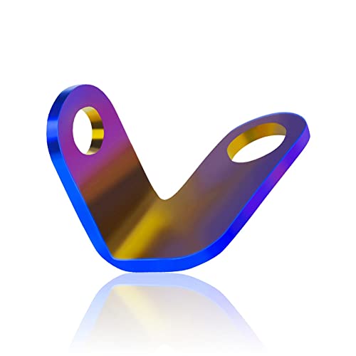 iSpchen Bremsflüssigkeitsbehälter Motorrad Bremsreservoir Halterung Flüssigkeitsflasche Aluminium Bremsflüssigkeitsbehälter Bremsbehälter Motorradzubehör Halterung