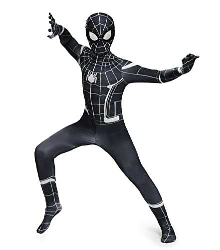 Jsdrsk Kids Superhero Costume Boys Elasticity Jumpsuit For Halloween Cosplay #TOP1
