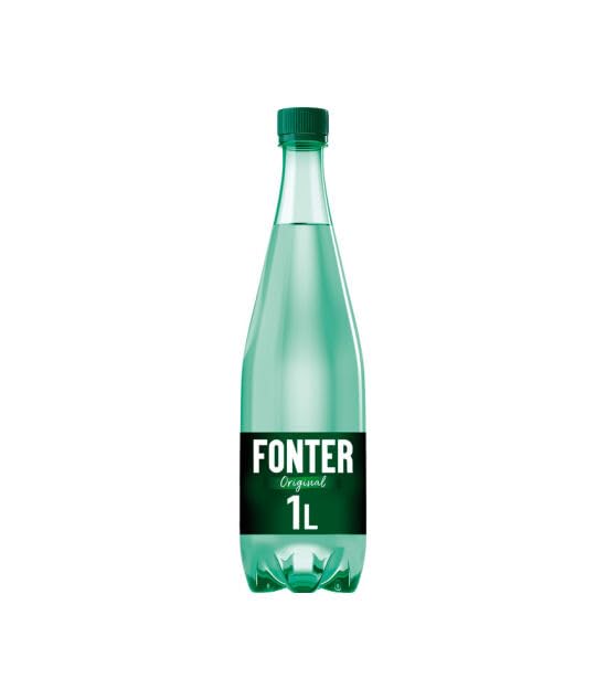 Fonter Original Sprudelwasser, PET Flaschen, 1 Liter, 18 Flaschen (3x6 Pack)