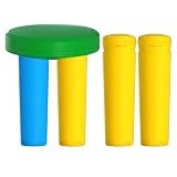 Lisyee Mineralkartuschen + Bromkartuschen kompatibel mit Frog Serene Floating Mineral Brom Kartuschen-System (inkl. grünen Schwimmkappen) (1+3er-Pack)