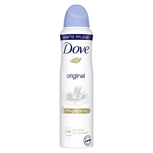 Preisvergleich Produktbild Dove Deospray original Anti-Transpirant für 48 Stunden Schutz 0% Alkohol 150 ml 3 Stück