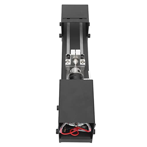 Fockety Mini Torno de Madera, Torno de Madera Ajustable de 7 Velocidades, Herramienta de Torno de Metal de 8000RPM para Cuentas, Joyería, Artesanías, para Hoja de Sierra de 50mm/1.97in