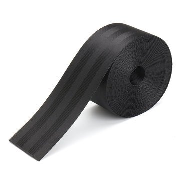 Generic 5M Seat Belt Strap Webbing Polyester Fiber Black Break Strength 2500Kg 47Mm Wide-image-24