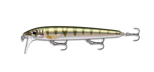 Rapala Balsa Xtreme Waking Minnow, Freshwater, Size 13, 5 1/4" Length, Topwater Depth, Yellow Perch, Per 1