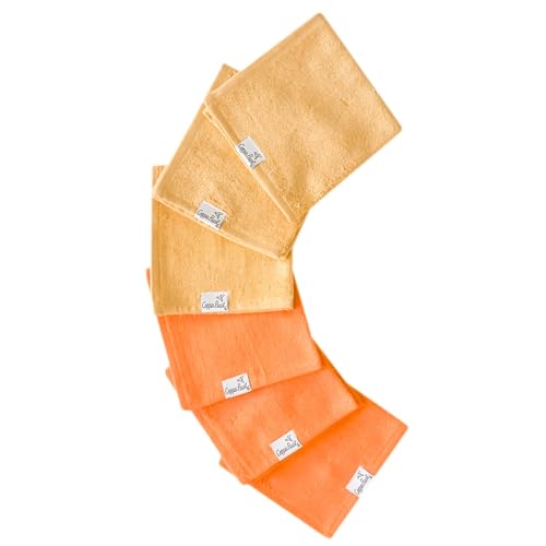 Image of Copper Pearl 6 Ultra Soft Baby Bath Washcloths Premium Large Soft Skip 11 inch x 11 inch Towels